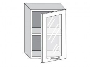 1.50.3 Шкаф настенный (h=720) на 500мм с 1-ой стекл. дверцей в Карабаше - karabash.mebel74.com | фото