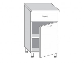 2.50.11 Шкаф-стол на 500мм с 1-им ящиком и 1-ой дверцей в Карабаше - karabash.mebel74.com | фото
