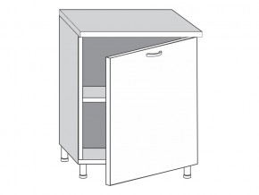 2.60.1 Шкаф-стол на 600мм с 1-ой дверцей в Карабаше - karabash.mebel74.com | фото