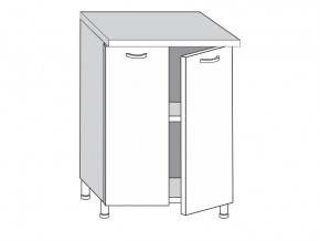 2.60.2 Шкаф-стол на 600мм с 2-мя дверцами в Карабаше - karabash.mebel74.com | фото