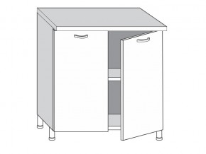 2.80.2 Шкаф-стол на 800мм с 2-мя дверцами в Карабаше - karabash.mebel74.com | фото