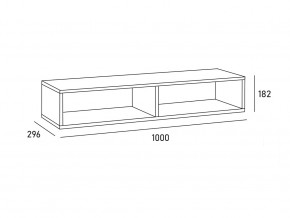 Антресоль MODUL 1000 в Карабаше - karabash.mebel74.com | фото 2