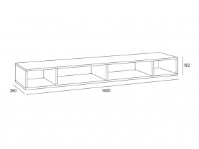 Антресоль MODUL 1600 в Карабаше - karabash.mebel74.com | фото 2