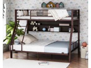 Двухъярусная кровать Гранада-1П 140 коричневый в Карабаше - karabash.mebel74.com | фото
