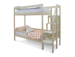 Двухъярусная кровать Svogen с бортиком бежевый в Карабаше - karabash.mebel74.com | фото