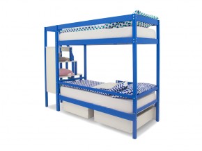 Двухъярусная кровать Svogen с ящиками синий в Карабаше - karabash.mebel74.com | фото 5