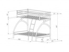 Двухъярусная кровать Виньола-2 ЯЯ в Карабаше - karabash.mebel74.com | фото 3