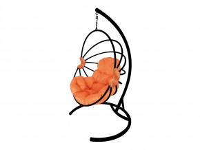 Кокон Веер без ротанга оранжевая подушка в Карабаше - karabash.mebel74.com | фото