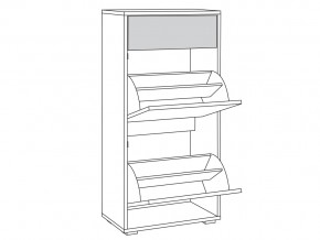 Комод для обуви 13.114 Куба в Карабаше - karabash.mebel74.com | фото 2