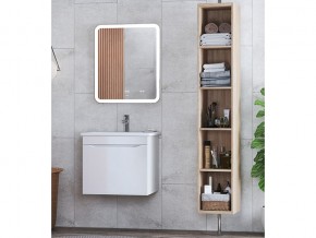 Комплект мебели в ванную Grani 600 белый подвесной в Карабаше - karabash.mebel74.com | фото