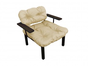 Кресло Дачное бежевая подушка в Карабаше - karabash.mebel74.com | фото 1