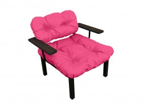 Кресло Дачное розовая подушка в Карабаше - karabash.mebel74.com | фото