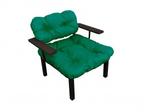 Кресло Дачное зелёная подушка в Карабаше - karabash.mebel74.com | фото