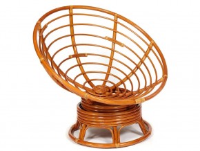 Кресло-качалка Papasan w 23/01 B с подушкой Cognac, экошерсть Коричневый в Карабаше - karabash.mebel74.com | фото 4