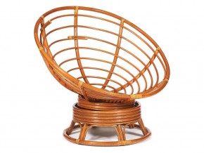 Кресло-качалка Papasan w 23/01 B с подушкой Cognac, ткань Коричневый в Карабаше - karabash.mebel74.com | фото 2