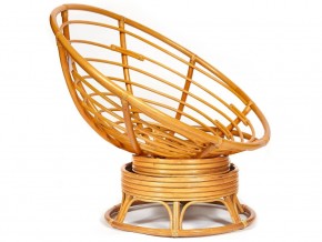 Кресло-качалка Papasan w 23/01 B с подушкой Honey, ткань Коричневый в Карабаше - karabash.mebel74.com | фото 2