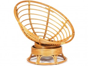 Кресло-качалка Papasan w 23/01 B с подушкой Honey, ткань Оранжевый в Карабаше - karabash.mebel74.com | фото 2