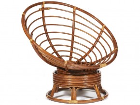 Кресло-качалка Papasan w 23/01 B с подушкой Pecan, ткань Коричневый в Карабаше - karabash.mebel74.com | фото 4