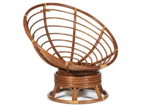 Кресло-качалка Papasan w 23/01 B с подушкой Pecan, ткань Оранжевый в Карабаше - karabash.mebel74.com | фото 2