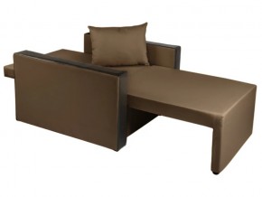 Кресло-кровать Милена с подлокотниками рогожка brown в Карабаше - karabash.mebel74.com | фото 2