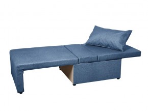 Кресло-кровать Милена велюр синий в Карабаше - karabash.mebel74.com | фото 3