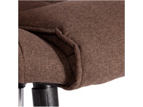 Кресло офисное Bergamo хром ткань коричневый в Карабаше - karabash.mebel74.com | фото 4