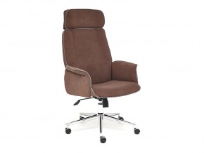 Кресло офисное Charm флок коричневый в Карабаше - karabash.mebel74.com | фото 1