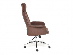 Кресло офисное Charm флок коричневый в Карабаше - karabash.mebel74.com | фото 5