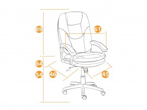 Кресло офисное Comfort lt флок коричневый в Карабаше - karabash.mebel74.com | фото 2