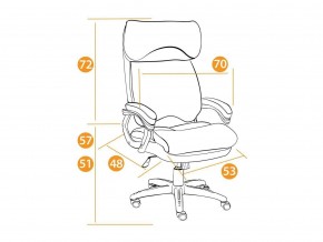 Кресло офисное Duke ткань серый в Карабаше - karabash.mebel74.com | фото 2