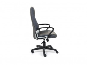 Кресло офисное Inter флок серый в Карабаше - karabash.mebel74.com | фото 3