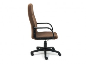 Кресло офисное Leader флок коричневый в Карабаше - karabash.mebel74.com | фото 3