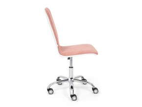 Кресло офисное Rio флок розовый/белый в Карабаше - karabash.mebel74.com | фото 3