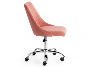 Кресло офисное Swan флок розовый в Карабаше - karabash.mebel74.com | фото 3