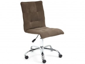 Кресло офисное Zero флок коричневый в Карабаше - karabash.mebel74.com | фото