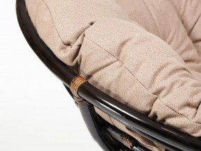 Кресло Papasan 23/01 W с подушкой Antique brown, экошерсть Коричневый в Карабаше - karabash.mebel74.com | фото 4