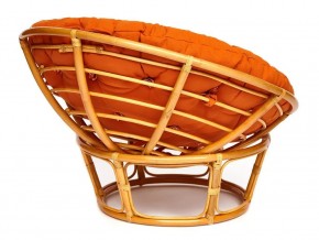 Кресло Papasan 23/01 W с подушкой Honey, ткань Оранжевый в Карабаше - karabash.mebel74.com | фото 3