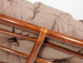 Кресло Papasan 23/01 W с подушкой Pecan, экошерсть Коричневый в Карабаше - karabash.mebel74.com | фото 3