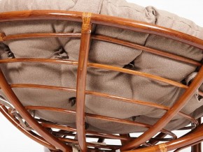 Кресло Papasan 23/01 W с подушкой Pecan, экошерсть Коричневый в Карабаше - karabash.mebel74.com | фото 4