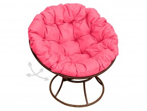 Кресло Папасан пружинка без ротанга розовая подушка в Карабаше - karabash.mebel74.com | фото