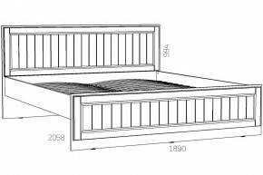 Кровать 1800 Оливия НМ 040.34-03 Х в Карабаше - karabash.mebel74.com | фото 2