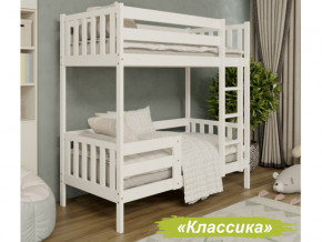 Кровать 2-х ярусная Аист-2 Классика белый 1600х800 мм в Карабаше - karabash.mebel74.com | фото 1