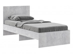 Кровать 900 Осло модуль М11 с настилом Лайт Цемент светлый в Карабаше - karabash.mebel74.com | фото