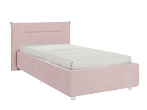 Кровать Альба 900 велюр нежно-розовый в Карабаше - karabash.mebel74.com | фото