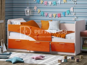 Кровать Дельфин МДФ 1800 Апельсин металлик в Карабаше - karabash.mebel74.com | фото