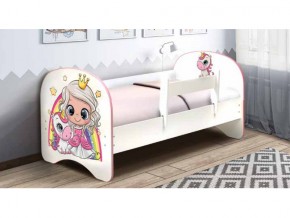 Кровать детская с фотопечатью без ящика Принцесса 700*1400 в Карабаше - karabash.mebel74.com | фото 1