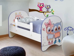 Кровать детская с фотопечатью без ящика Совята 700*1400 в Карабаше - karabash.mebel74.com | фото