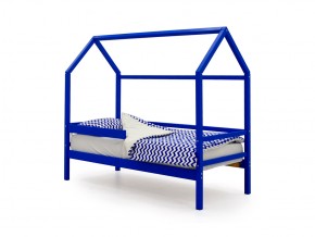 Кровать-домик Svogen с бортиком синий в Карабаше - karabash.mebel74.com | фото