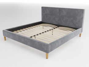 Кровать Линси 1800 серый в Карабаше - karabash.mebel74.com | фото 1