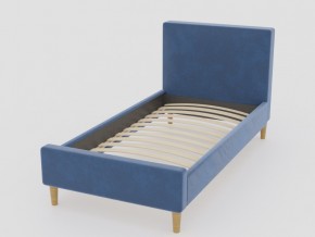 Кровать Линси 900 синий в Карабаше - karabash.mebel74.com | фото